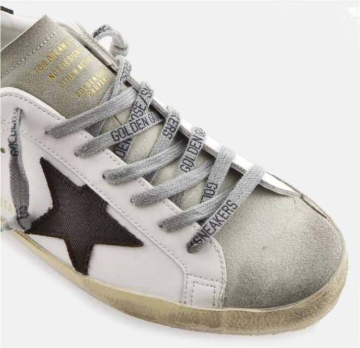 Golden Goose Bruine Ster en Hiel Sneakers White Heren