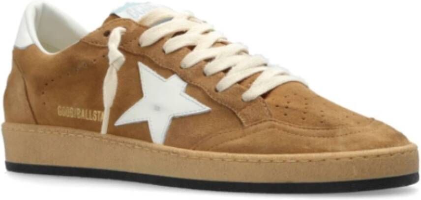 Golden Goose Bruine Suède Ster Sneakers Brown Dames