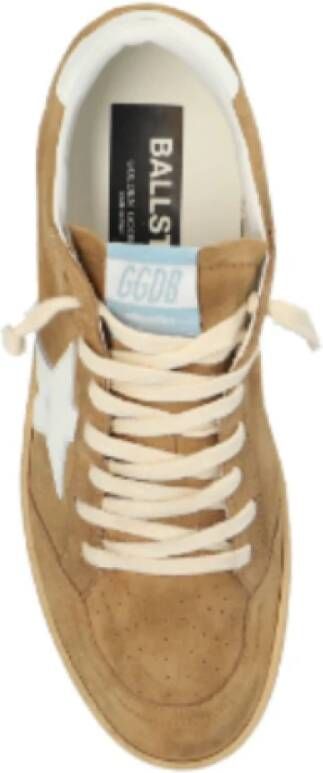 Golden Goose Bruine Suède Ster Sneakers Brown Dames