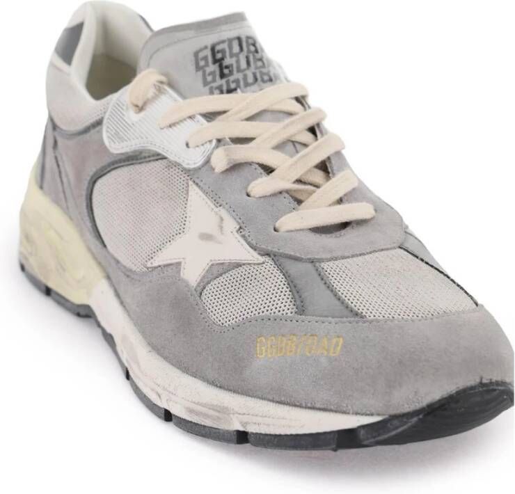 Golden Goose Dad-Star Mesh Sneakers met Suède Details Gray Heren