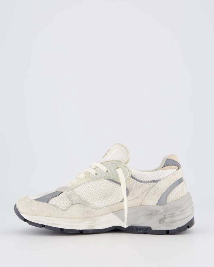 Golden Goose Dames Running Dad Sneaker Wit Beige Dames