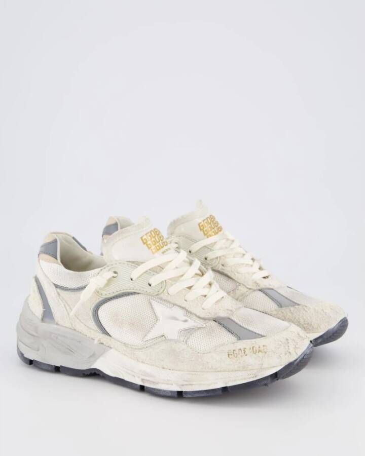 Golden Goose Dames Running Dad Sneaker Wit Beige Dames