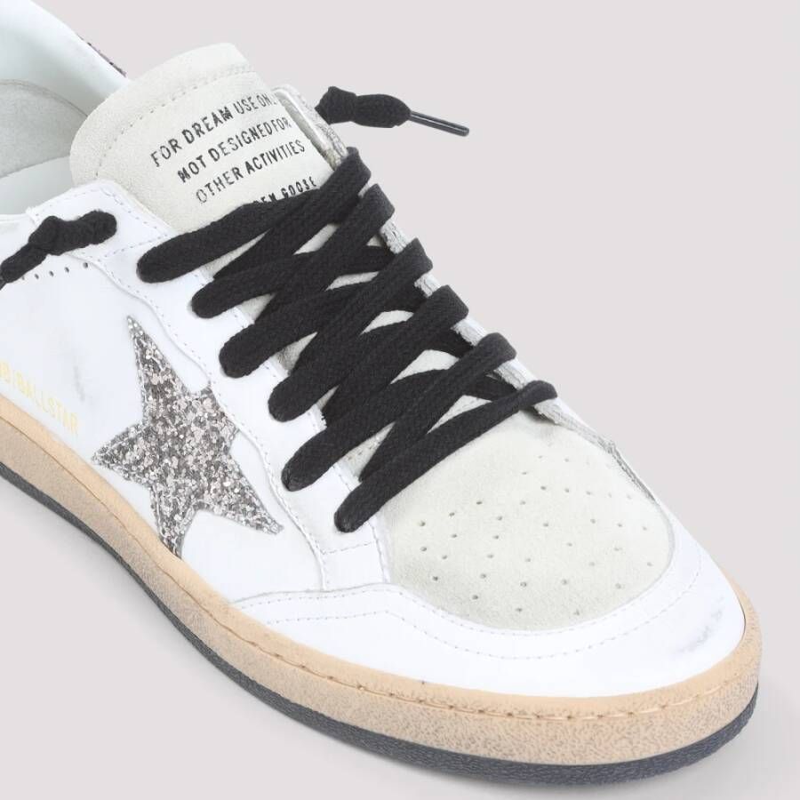 Golden Goose Eggnog Cabernet Ballstar Sneakers White Dames