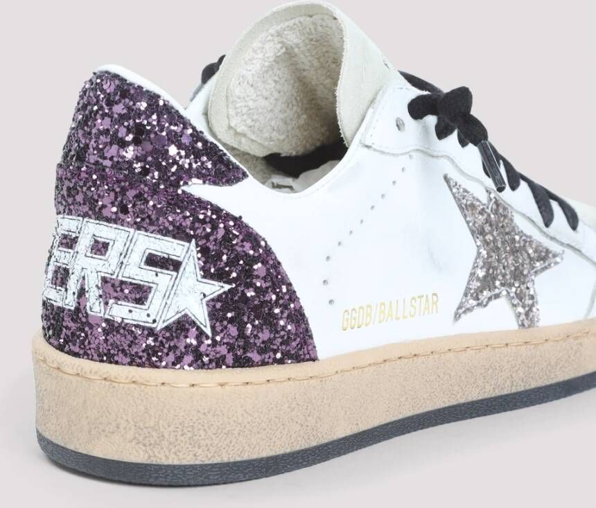 Golden Goose Eggnog Cabernet Ballstar Sneakers White Dames