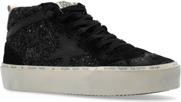 Golden Goose Enkellaagse sneakers 'Hi Mid Star Classic' Black Dames