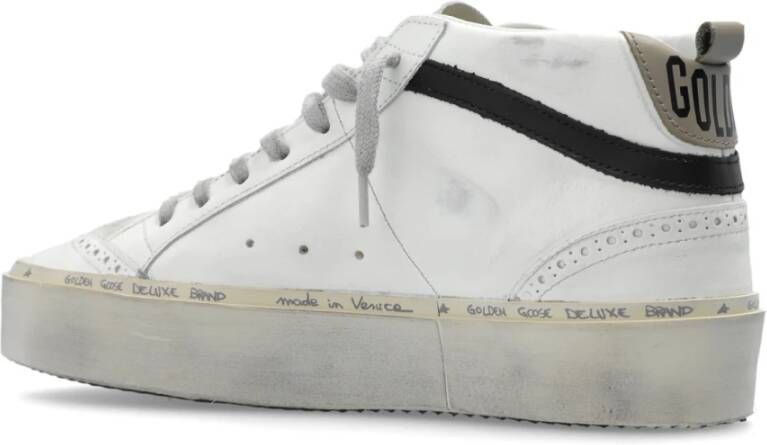 Golden Goose Enkellaagse sneakers 'Hi Mid Star Classic' White Dames