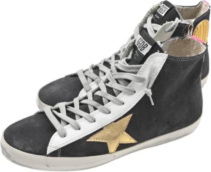 Golden Goose Francy Brown Gold Star Sneakers Multicolor Dames