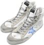 Golden Goose Francy White Red Blue Silver Sneakers Gray Heren - Thumbnail 3