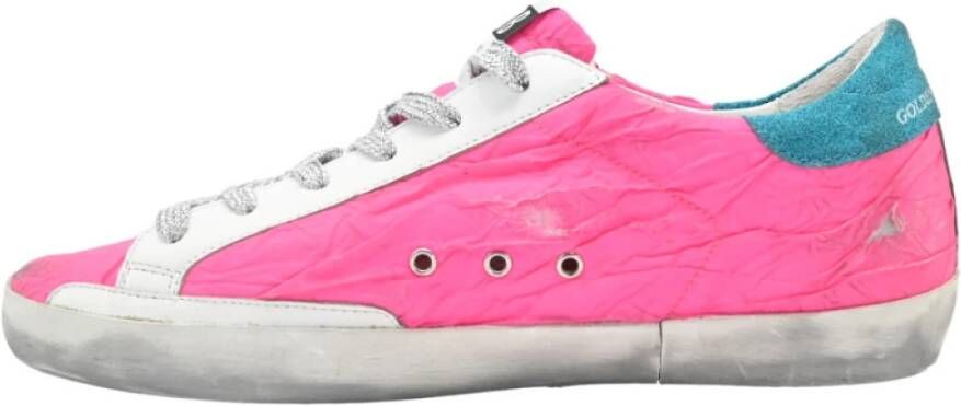 Golden Goose Fuchsia Fluo Superstar Sneakers Pink Dames