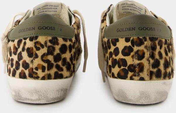 Golden Goose Gedrukte Leren Sneakers met Messing Details Multicolor Dames