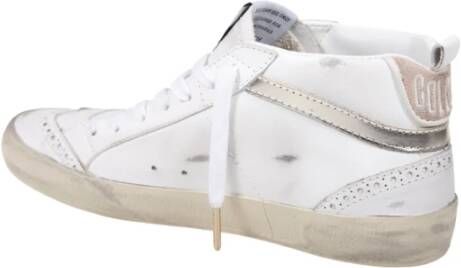 Golden Goose Gelamineerd leren golf suède sneakers White Dames