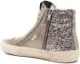 Golden Goose Gelamineerde Glitter High Top Sneakers Beige Dames - Thumbnail 3