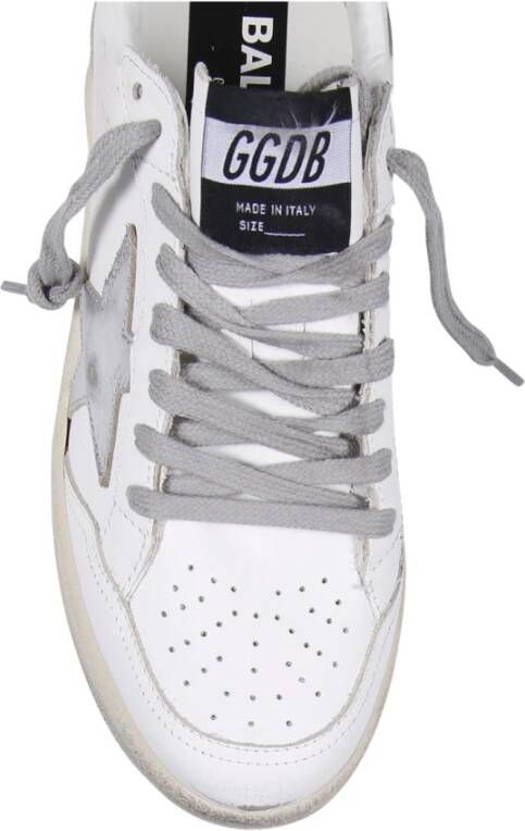 Golden Goose Gelamineerde ster glitterhak sneakers White Dames