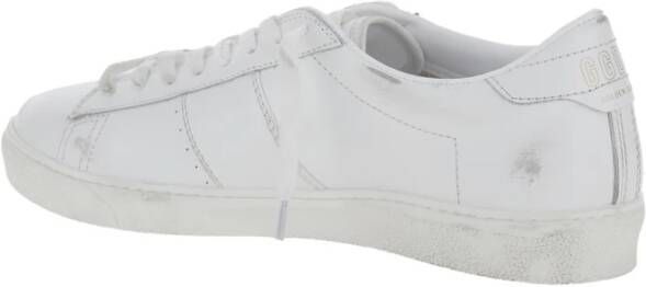 Golden Goose Glanzend Leren Sneakers Wit White Heren