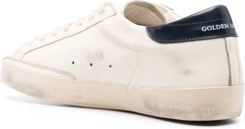 Golden Goose Glanzend leren ster- en haksneakers Beige Heren