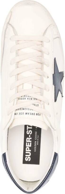 Golden Goose Glanzend leren ster- en haksneakers Beige Heren