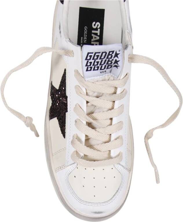 Golden Goose Glitter Star and Heel Sneakers White Dames