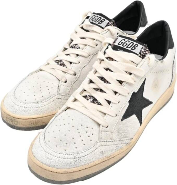 Golden Goose Glitter Star Ballstar Sneakers White Dames