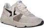 Golden Goose Glitter Canvas Sneaker Cream Pearl Chicory Coffee Platinum Beige Dames - Thumbnail 2