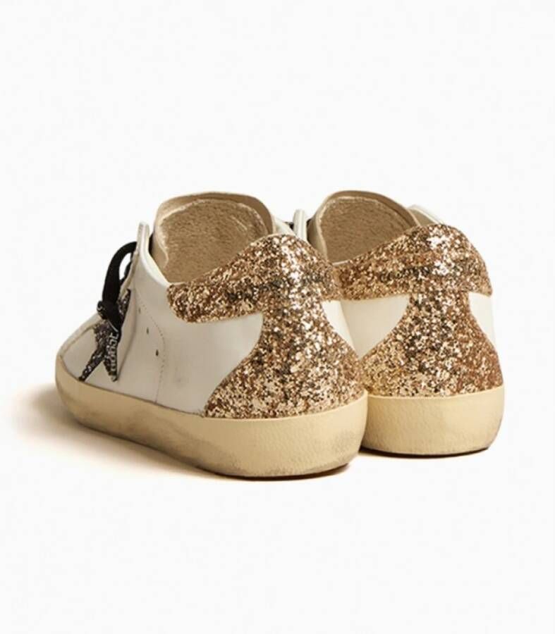 Golden Goose Glitter Star White Sneakers White Dames