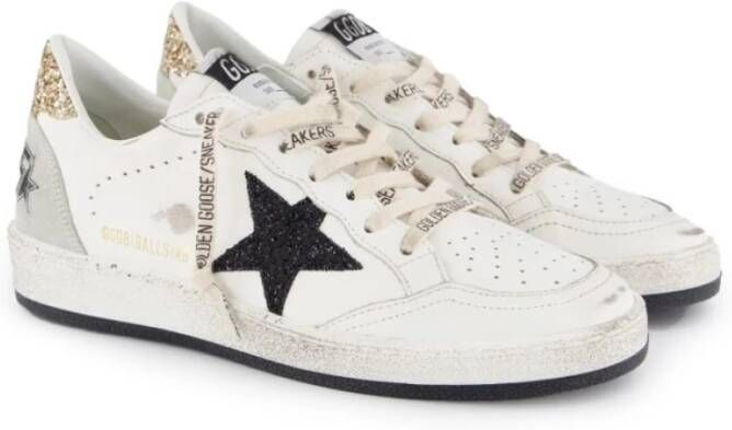 Golden Goose Glitter Star White Sneakers White Heren