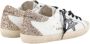 Golden Goose Glitter Ster Hak Leren Sneakers White Dames - Thumbnail 16