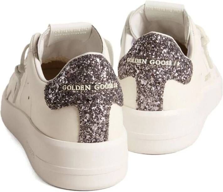 Golden Goose Glitter Ster Patch Veterschoenen Gray Dames