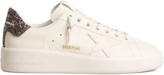 Golden Goose Glitter Ster Patch Veterschoenen Gray Dames