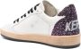 Golden Goose Glitter Suede Ballstar Sneakers White Dames - Thumbnail 2