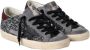 Golden Goose Glitter Suède Sneakers met Rode Hiel Gray Dames - Thumbnail 2