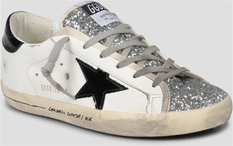 Golden Goose Glitter Teen Leren Sneakers White Dames