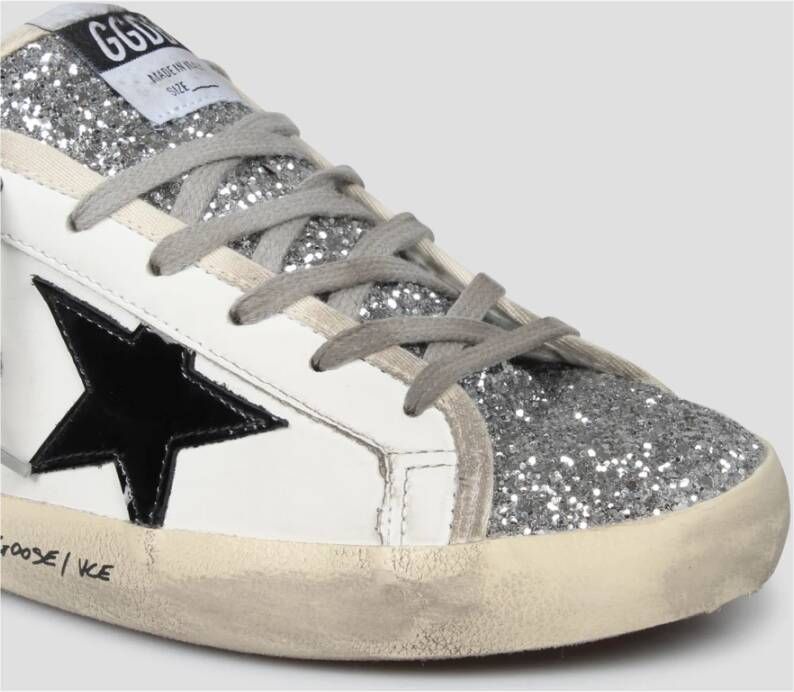 Golden Goose Glitter Teen Leren Sneakers White Dames