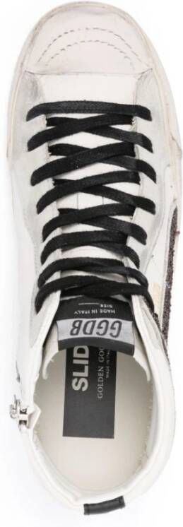 Golden Goose Glitter Wave High Top Sneakers White Dames