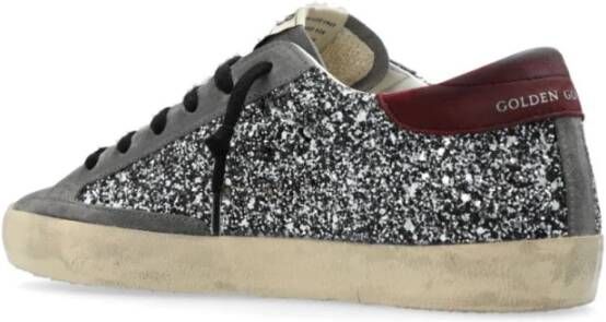 Golden Goose Glitter Zwart Suède Sneakers Multicolor Dames