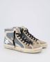 Golden Goose Low-Top Sneakers Dames Slide Wave in blauw - Thumbnail 14