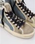 Golden Goose Low-Top Sneakers Dames Slide Wave in blauw - Thumbnail 15