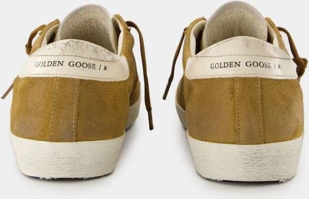 Golden Goose Gouden Ster Leren Sneakers Bruin Brown Heren