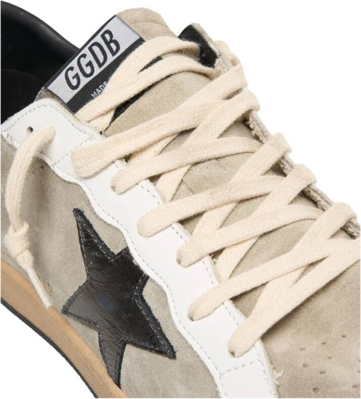 Golden Goose Grijze Ball Star Sneakers Gray Heren