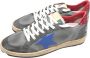 Golden Goose Grijze Blauwe Ster Sneakers met Glitter Achterkant Gray Heren - Thumbnail 3