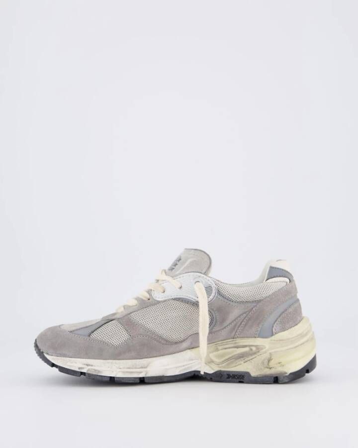 Golden Goose Grijze Running Dad Sneaker Gray Dames