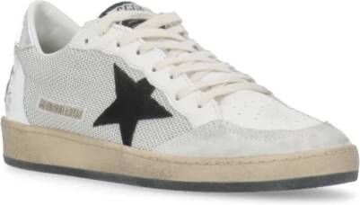 Golden Goose Grijze Stoffen en Leren Sneakers voor Mannen Grijs Heren