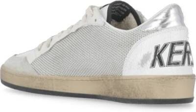 Golden Goose Grijze Stoffen en Leren Sneakers voor Mannen Grijs Heren