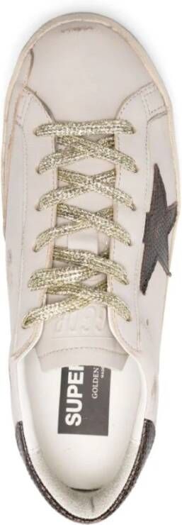 Golden Goose Grijze Super Star Sneakers Gray Dames