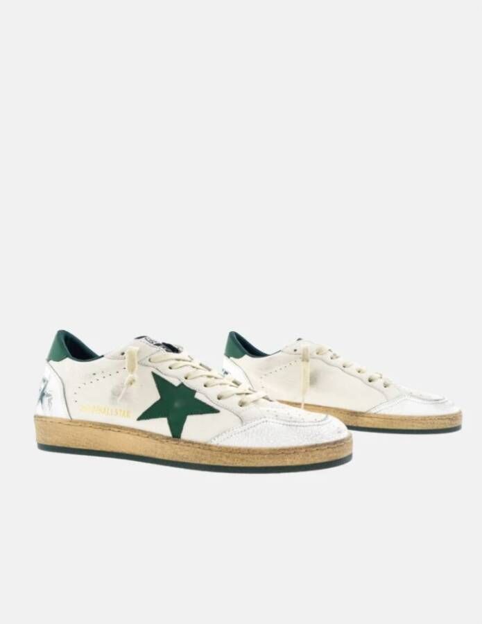 Golden Goose Groene Hiel BallStar Sneakers Green Heren