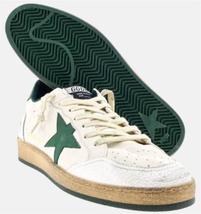 Golden Goose Groene Hiel BallStar Sneakers Green Heren