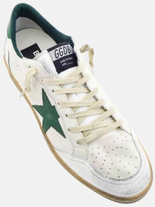 Golden Goose Groene Hiel BallStar Sneakers Green Heren