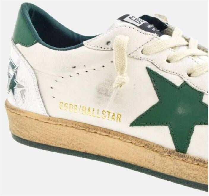 Golden Goose Groene Hiel BallStar Sneakers Green Heren