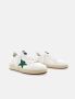 Golden Goose Groene Ster Leren Sneakers White Heren - Thumbnail 2