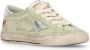 Golden Goose Groene Suède Leren Sneakers Ronde Neus Green Heren - Thumbnail 3