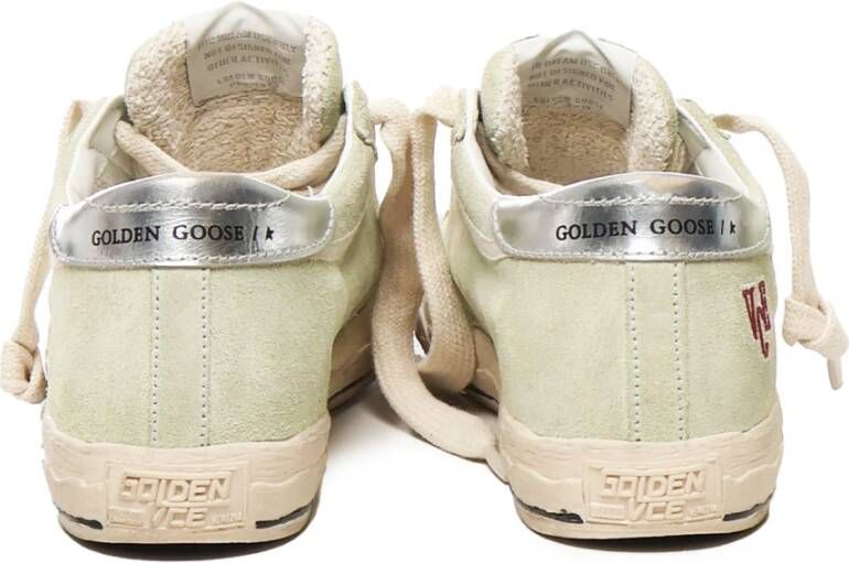 Golden Goose Groene Suède Sneakers met Logodetail Green Dames